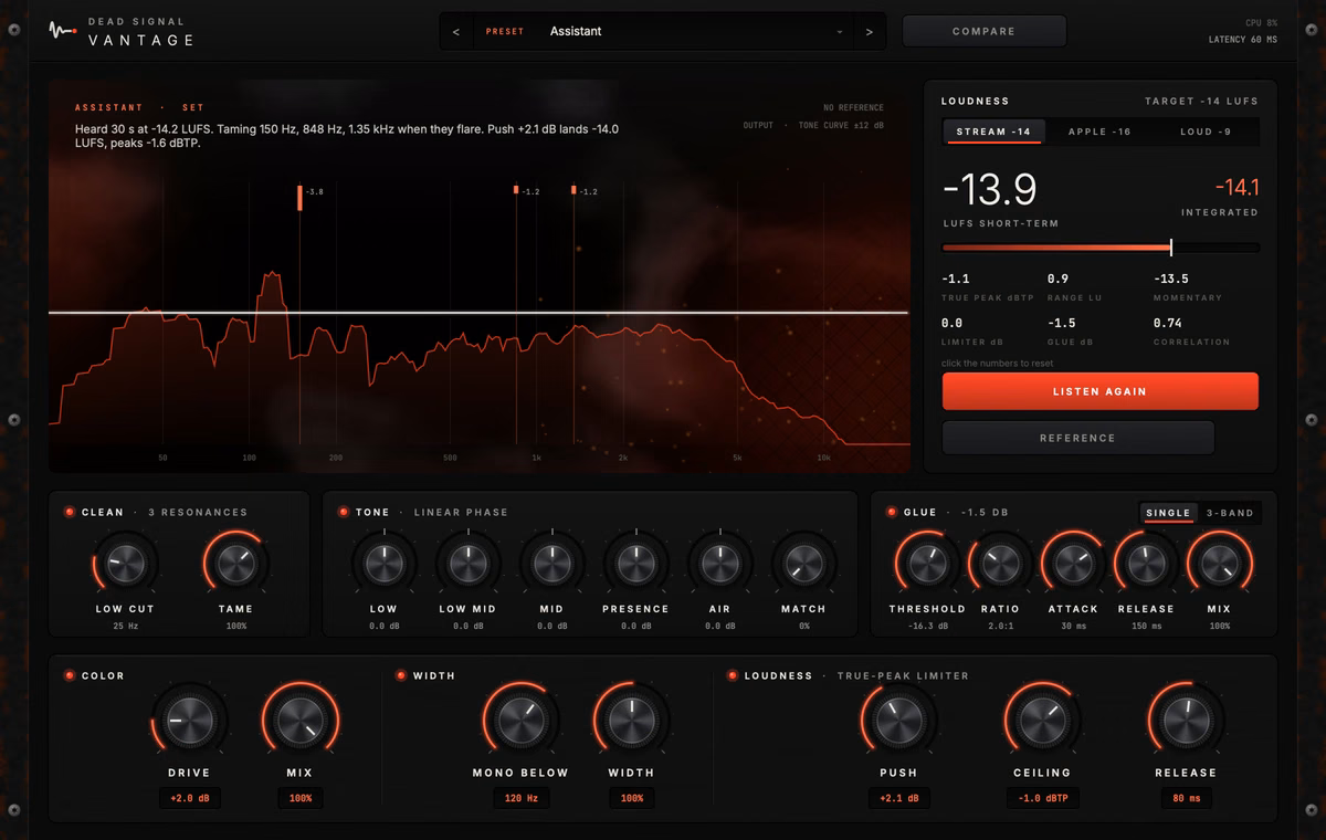 Parity: Free Loudness Match Utility Plugin by Dead Signal Audio