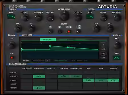 Arturia M12-Filter v1.1.0389 CE / v1.1.0.389 [WiN, MacOSX]