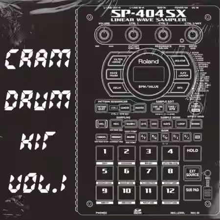 Evil Cram Drum Kit Vol.1-3 [WAV]