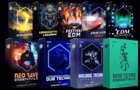 Ghosthack Ultimate Techno Bundle 2025 [WAV, MiDi, Synth Presets]