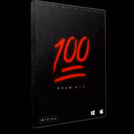 Initial Audio 100 Drum Kit [WAV, MiDi]