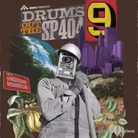 MSXII Sound Design Drums Out The SP404 Vol.9 [WAV]