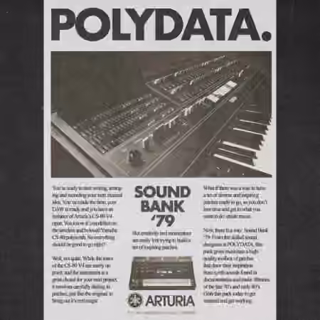 Polydata Arturia CS-80 V4 Sound Bank '79 [Synth Presets]