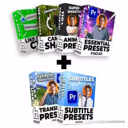 STOREZAR The Ultimate Bundle PLUS for Premiere Pro by Finzar [Synth Presets]